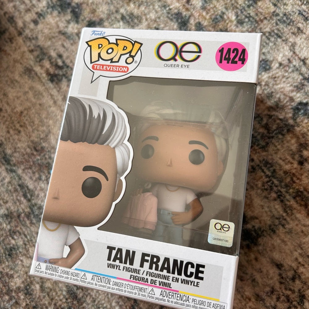Funko Pop! Tan France in White Tee with Pink Jacket